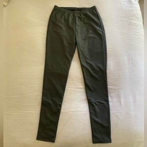 Faux leather leggings